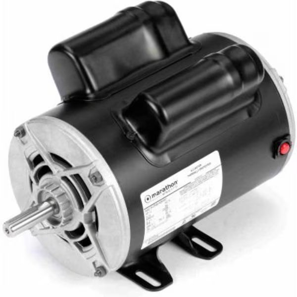 Marathon Air Compressor Motor, 3 HP, 3450 RPM, 230V, ODP, Marathon Motors, Mfr#: 9036